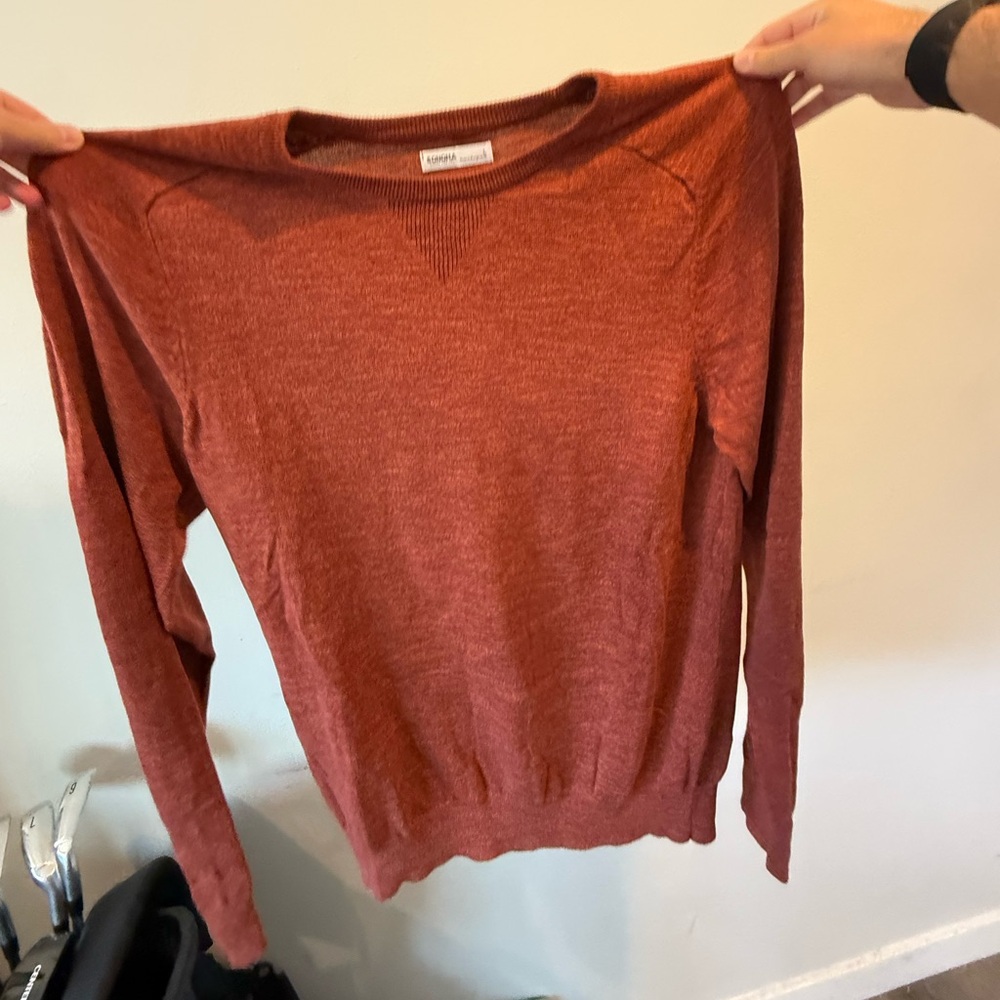 Sonoma Men’s Rust Crewneck Sweater